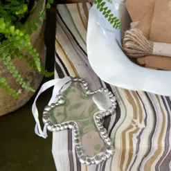 New BABY Organic Pearl Cross Ornament Crosses|Ornaments