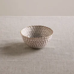 New CERAMIC Aurora Dip Bowl Set of 2 (Dusty White) Chip + Dip|Gifts Under $50