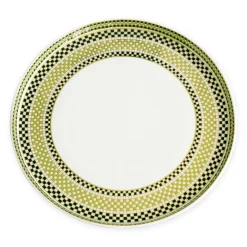 Online CERAMIC Ravenna Dinner Plate Set of 4 Green & Gold Ravenna|Ceramic