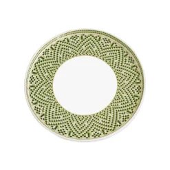 Discount CERAMIC Ravenna Salad Plate Set of 4 Green & Gold Ravenna|Ceramic