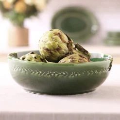 New CERAMIC Valentina Large Bowl (Green) Bowls|Gifts Under $99