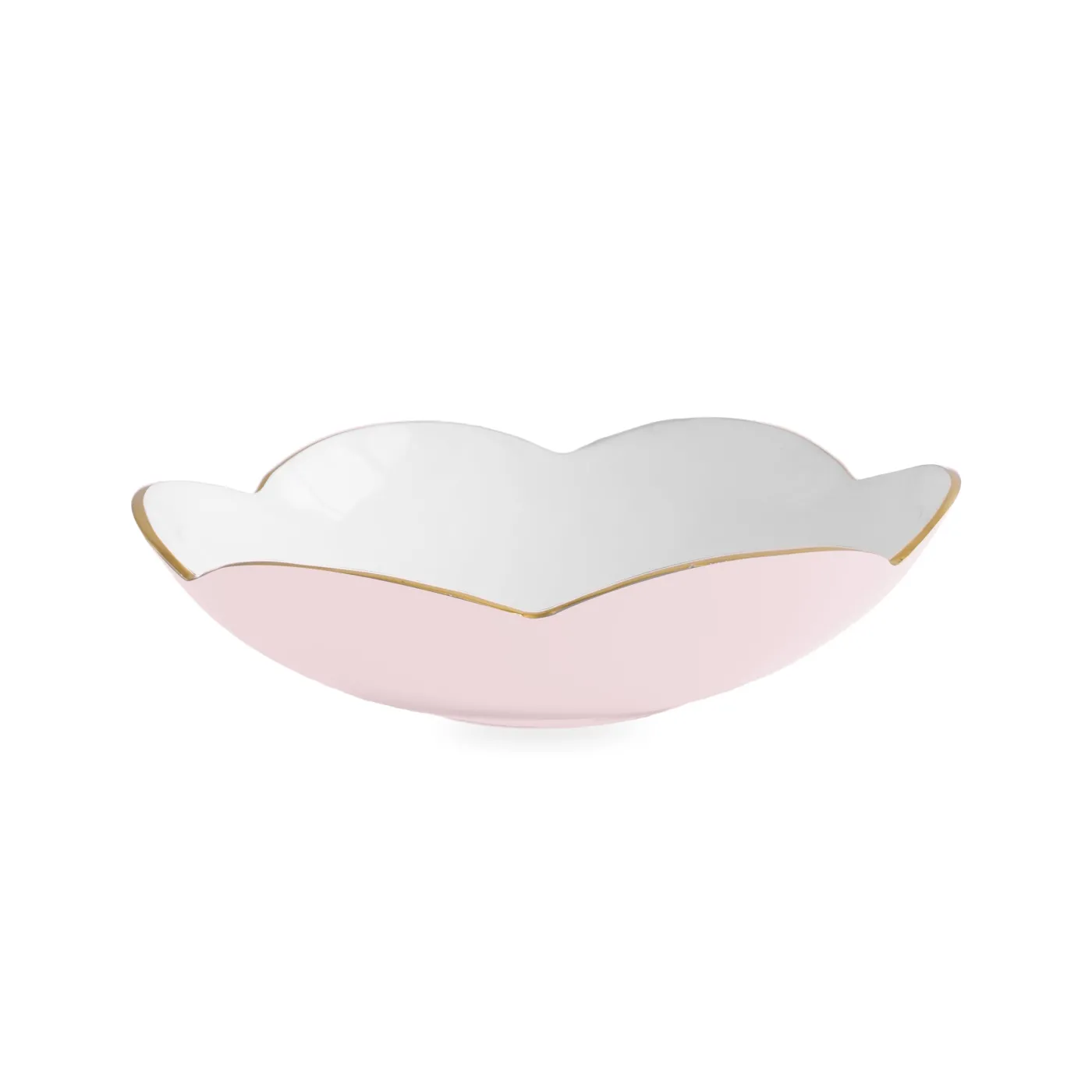 Discount ENCANTO Amelia Medium Bowl Camellia and White Bowls|Enameled Color Metal