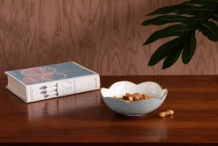 New ENCANTO Amelia Mini Round Bowl Slate and White Bowls|Gifts Under $99