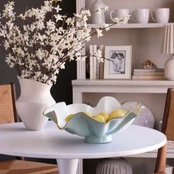 Outlet ENCANTO Aries Bowl (Slate and White) Bowls|Enameled Color Metal