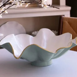 Outlet ENCANTO Aries Bowl (Slate and White) Bowls|Enameled Color Metal