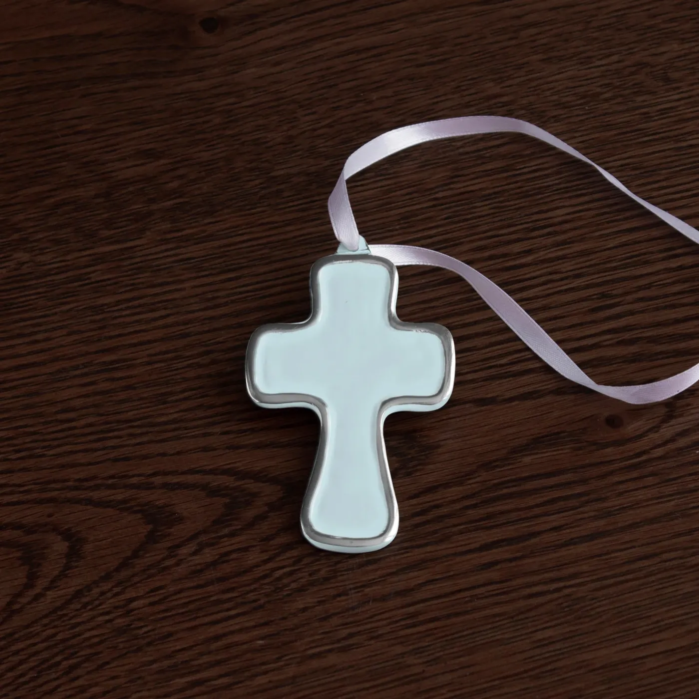Clearance ENCANTO Athens Cross Ornament (Sky Blue) Crosses|Gifts Under $50
