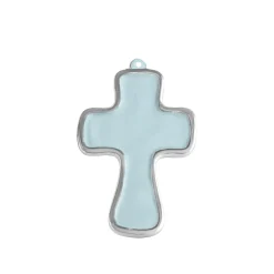Clearance ENCANTO Athens Cross Ornament (Sky Blue) Crosses|Gifts Under $50