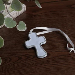 Outlet ENCANTO Athens Cross Ornament (Periwinkle) Crosses|Gifts Under $50