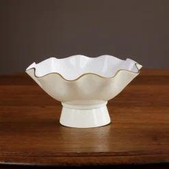 Best ENCANTO Carola Small Pedestal (Cream and White) Best Sellers|Corporate Gifts