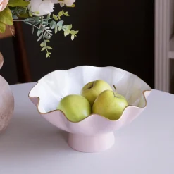 Outlet ENCANTO Carola Small Pedestal (Camellia and White) Pedestals|Best Sellers