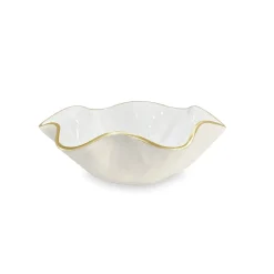 Discount ENCANTO Carola Small Round Bowl (Cream and White) Holiday|Bowls