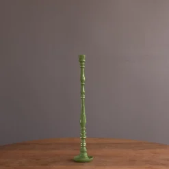 Outlet ENCANTO Crosby Large Candlestick Holder (Leaf Green) Candlestick Holders|Enameled Color Metal