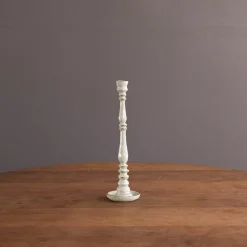 Online ENCANTO Crosby Small Candlestick Holder (Cream) Candlestick Holders|Gifts Under $99