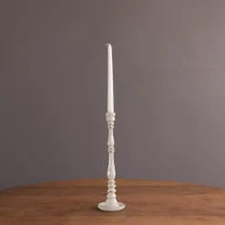 Online ENCANTO Crosby Small Candlestick Holder (Cream) Candlestick Holders|Gifts Under $99