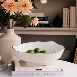 Sale ENCANTO Dakota Medium Bowl (Cream and White) Holiday|Bowls