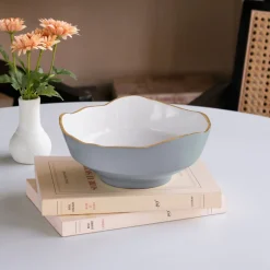 Hot ENCANTO Dakota Small Bowl (Slate and White) Bowls|Gifts Under $99