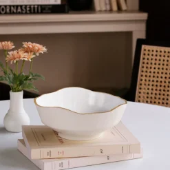 Best ENCANTO Dakota Small Bowl (Cream and White) Holiday|Bowls