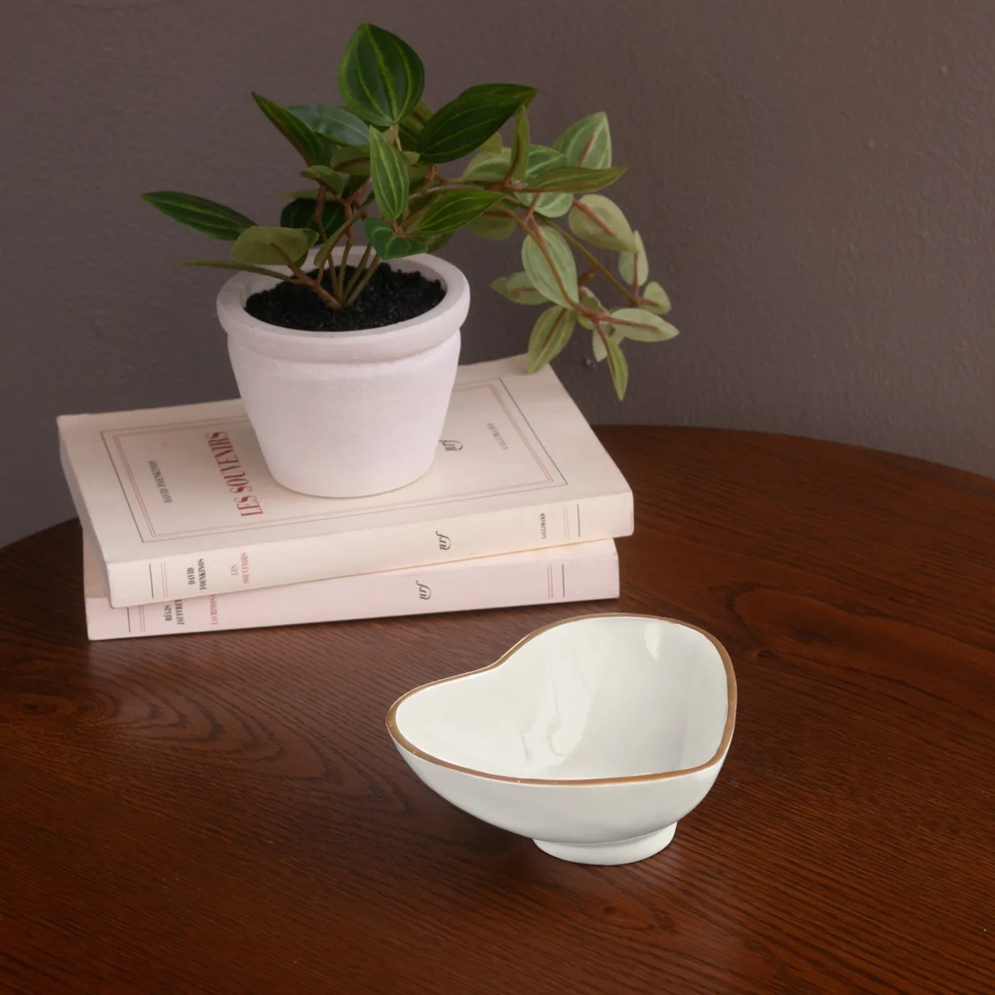 Sale ENCANTO Deep Heart Mini Bowl (Cream) GIFTABLES Heart|Bowls