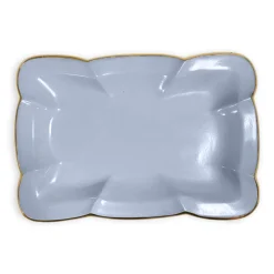 Hot ENCANTO Devon Medium Tray (Periwinkle) Trays|Enameled Color Metal