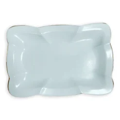 Clearance ENCANTO Devon Medium Tray (Sky Blue) Gifts Under $99|Enameled Color Metal
