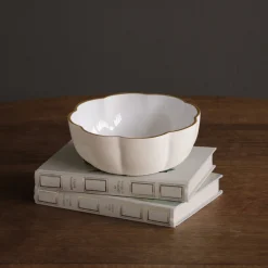 Sale ENCANTO Devon Mini Bowl (Cream and White) Bowls|Gifts Under $50