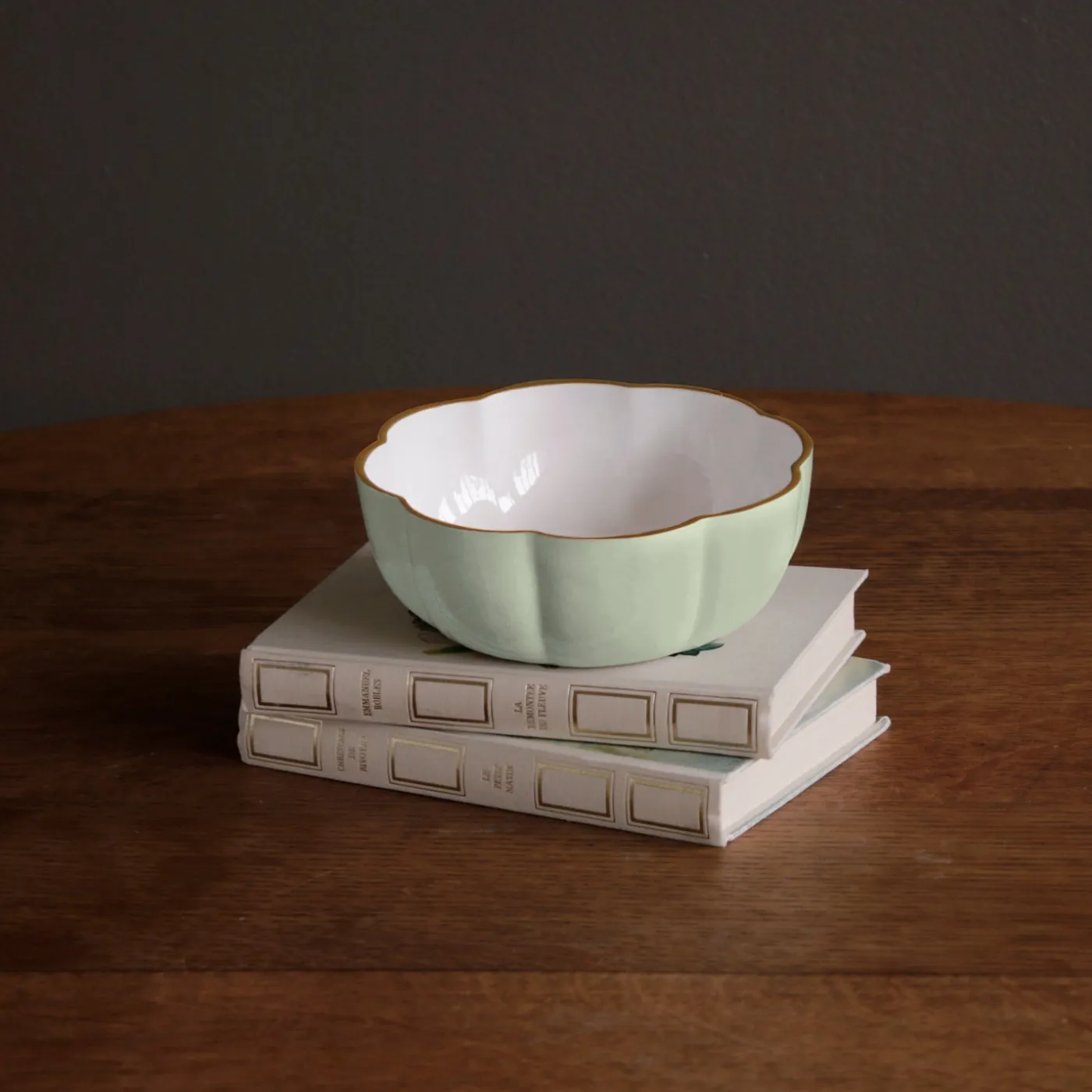 ENCANTO Devon Mini Bowl (Pistachio and White) Bowls|Gifts Under $50