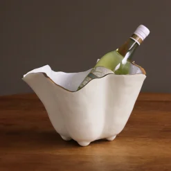 Online ENCANTO Onyx Ice Bucket (Cream and White) Ice Buckets + Scoops|Gifts For The Wine Lover