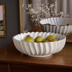 Discount ENCANTO Orlando Large Bowl (Cream and White) Holiday|Bowls