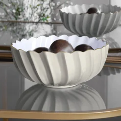 Discount ENCANTO Orlando Medium Bowl (Cream and White) Holiday|Bowls