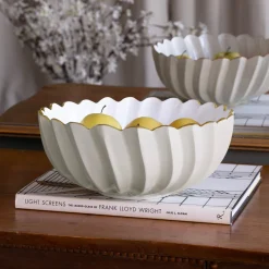 Discount ENCANTO Orlando Medium Bowl (Cream and White) Holiday|Bowls