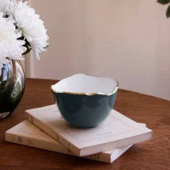 Hot ENCANTO Osaka Small Bowl Midnight & White Bowls|Gifts Under $99