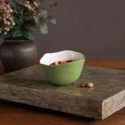 Hot ENCANTO Osaka Small Bowl (Green and White) Bowls|Gifts Under $99