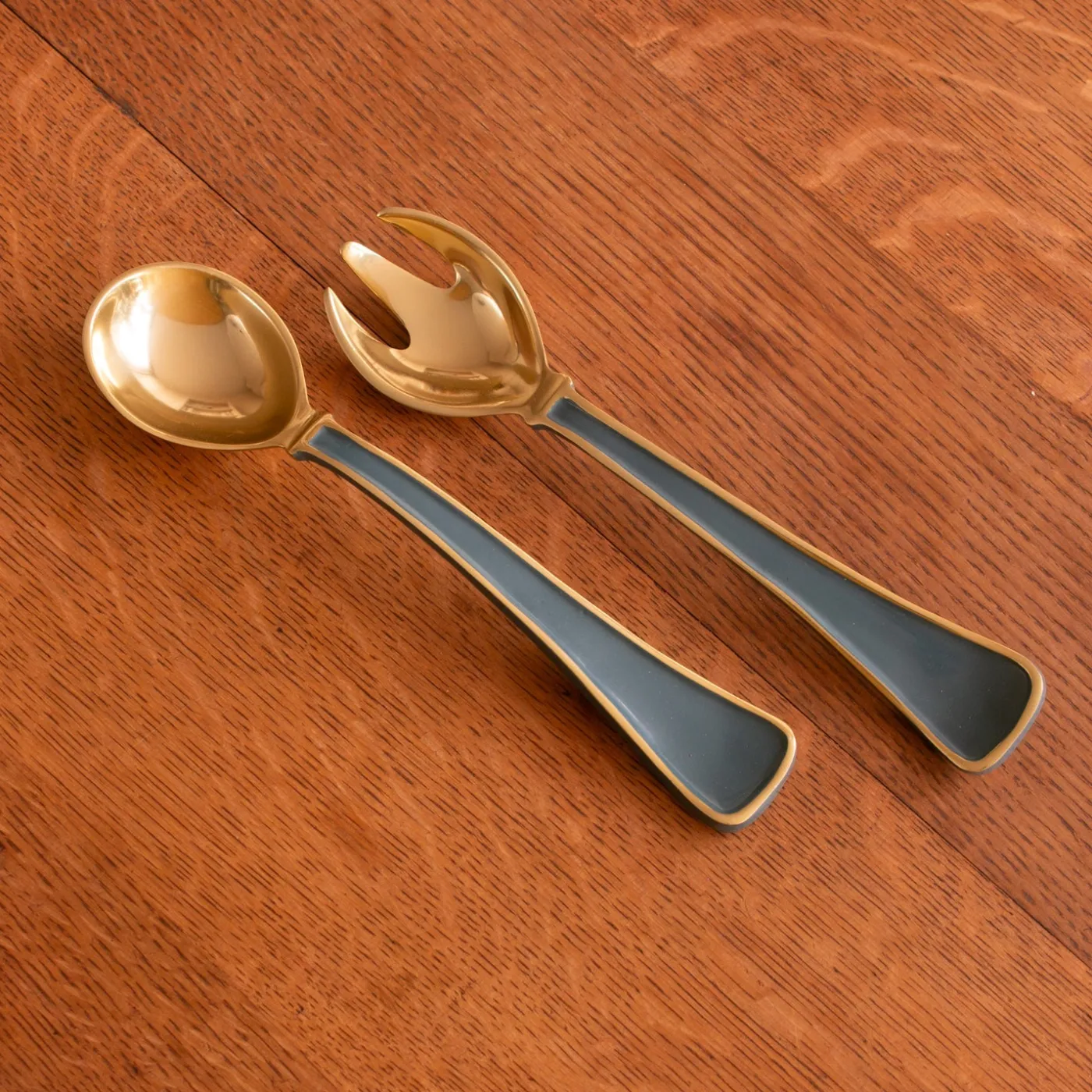 Online ENCANTO Soho Salad Servers Midnight Salad Servers + Utensils|Gifts Under $99