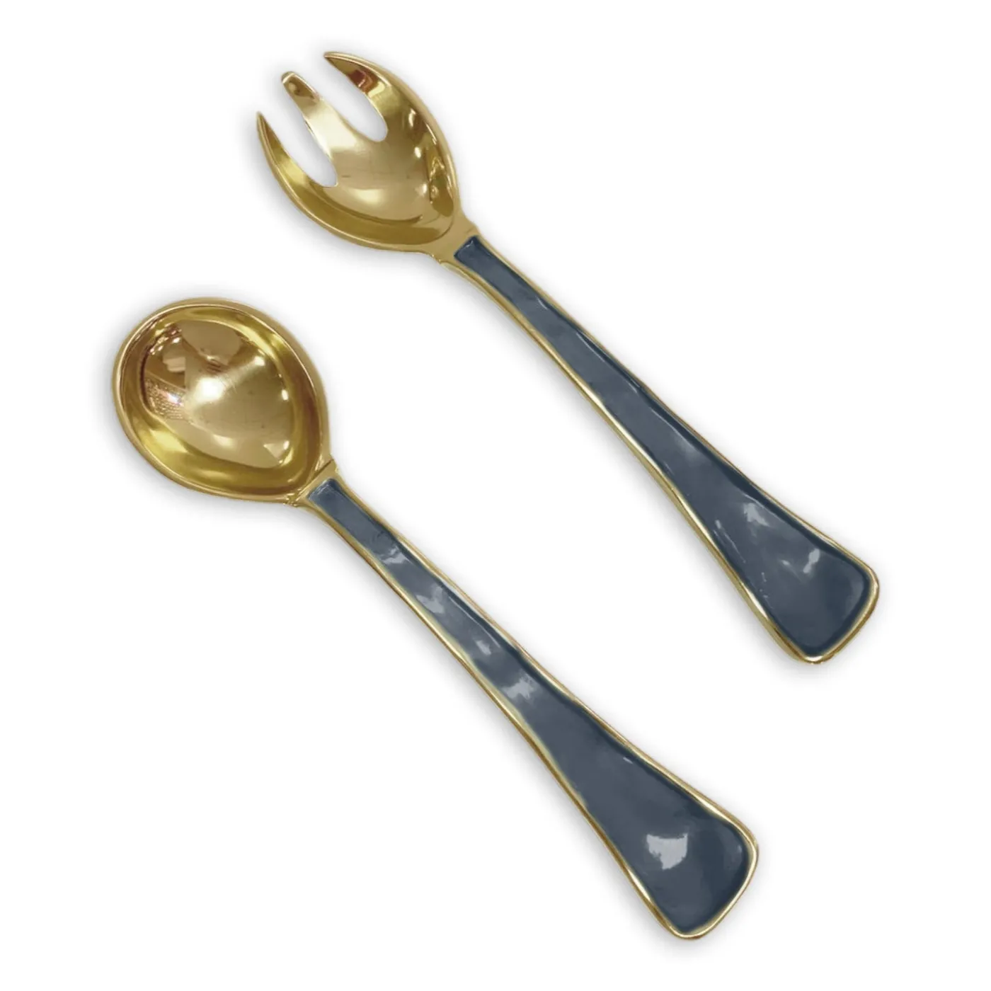 Online ENCANTO Soho Salad Servers Midnight Salad Servers + Utensils|Gifts Under $99