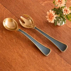 Online ENCANTO Soho Salad Servers Midnight Salad Servers + Utensils|Gifts Under $99