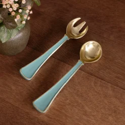 Clearance ENCANTO Soho Salad Servers (Turquoise) View All Soho|Salad Servers + Utensils