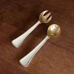 Online ENCANTO Soho Salad Servers (Cream) View All Soho|Salad Servers + Utensils