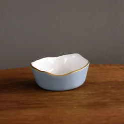 Clearance ENCANTO Soho Wine Coaster (Periwinkle and White) View All Soho|Wine Coasters