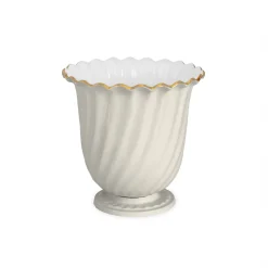 ENCANTO Swirl Vintage Ice Bucket Cream and White Holiday|Ice Buckets + Scoops