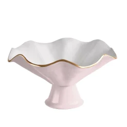 Online ENCANTO Vento Pedestal (Camelia and White) Pedestals|Enameled Color Metal