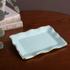 Discount ENCANTO Vento Small Rectangular Tray (Sky Blue) Gifts Under $50|Gifts Under $99