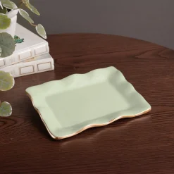 Sale ENCANTO Vento Small Rectangular Tray (Pistachio) Trays|Gifts Under $50