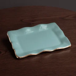 Online ENCANTO Vento Small Rectangular Tray (Turquoise) Trays|Gifts Under $50