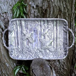Best FOREST Quail Tray with Twig Handles Trays|Gifts For The Bride + Groom