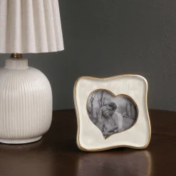 Sale FRAME Encanto Curved Heart 5 x 5 (Cream) View All Frames|Frames