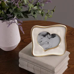 Sale FRAME Encanto Curved Heart 5 x 5 (Cream) View All Frames|Frames