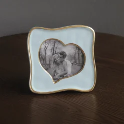 New FRAME Encanto Curved Heart 5 x 5 (Blue) GIFTABLES Heart|Gifts For The Graduate