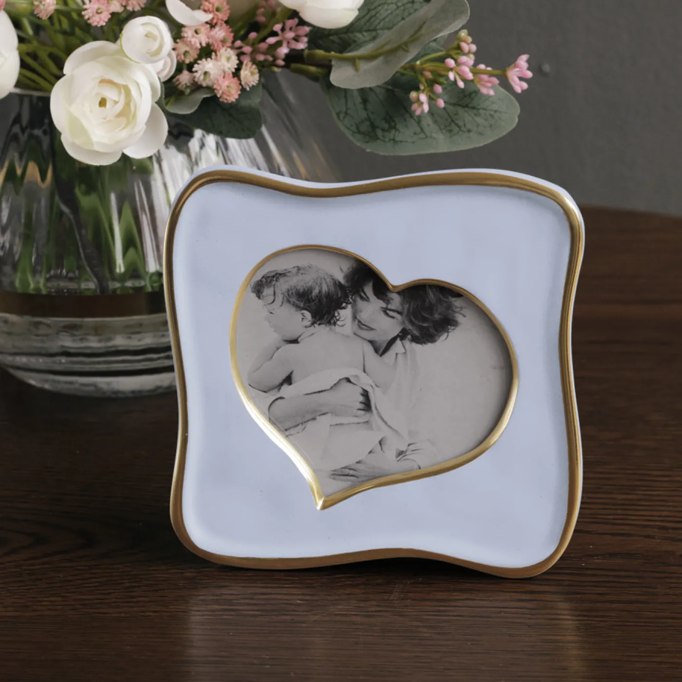 Hot FRAME Encanto Curved Heart 5 x 5 (Periwinkle) GIFTABLES Heart|Gifts For The Graduate