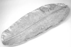 New GARDEN Banana Leaf Extra Extra Large Platter Platters|Signature Aluminum Metal