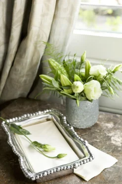 Sale GIFTABLES Organic Pearl Guest Towel Holder Napkin + Guest Towel Boxes|Quickship